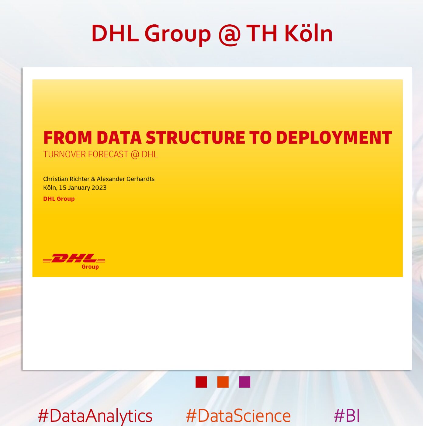 Gastvortrag der DHL Group zu People Analytics