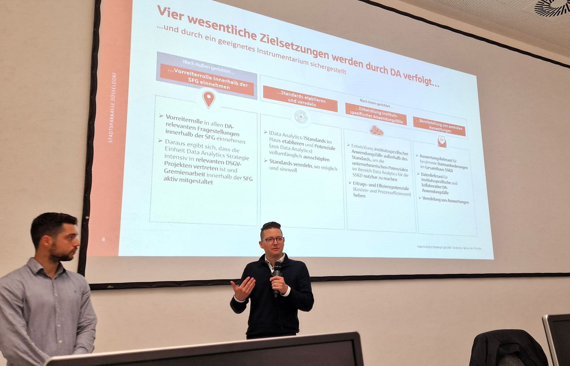Tandem Talk mit Experten der Stadtsparkasse Düsseldorf